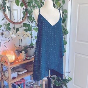 City Chic Teal Spotted Tunic